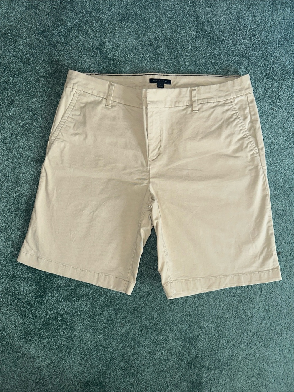 Tommy Hilfiger Women's  Bermuda Beige Khaki Shorts Size 14